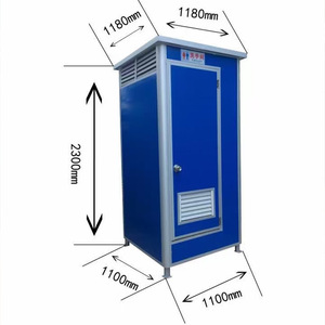Contenedor de Baño Portátil de Diseño Industrial, Fácil Instalación para Atracciones Turísticas y Sitios de Construcción - Product Image 3