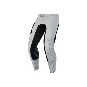 Breathable Fabric Patchwork Custom Design Logo Motocross Cordura Riding Dirt-Bike Geared Racing Downhill-Mountain Biker Trousers - Product Image 1