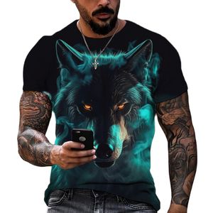 Fitspi <span class=keywords><strong>tigre</strong></span> combat Animal bête féroce <span class=keywords><strong>Lion</strong></span> imprimé léopard 3d T-shirt hommes à manches courtes hauts surdimensionné t-shirts chemise - Product Image 5
