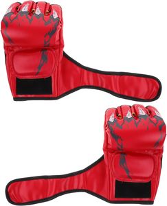 Gants de combat MMA CZFIT en gros, demi-doigts, épais, pour adultes, en PU, personnalisables, pour UFC et Sanda - Product Image 1