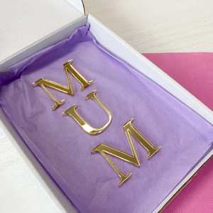 ของตกแต่งเค้กอะคริลิค Honey And Sweetness MUM ตัวอักษรสีทอง สำหรับวันแม่ วันเกิด ของประดับเค้กสไตล์ Ins - Product Image 2