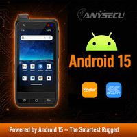 Radio réseau POC XIN POC 4G F400 Android 15, écran 4,0 pouces, 4+64 Go, W400 IP65, radio WIFI POC, compatible avec Zello Realptt NFC Walkie Talkie