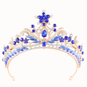 Couronne de mariée de luxe en alliage et strass, style princesse, accessoires pour fiançailles et cadeaux, diadème pour robes de mariée pour femmes - Product Image 5