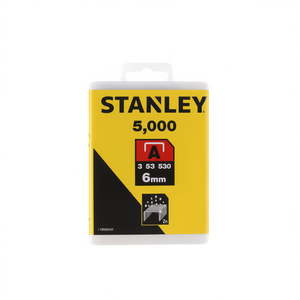 Grapas Stanley Tipo A de 6 mm, 5000 Unidades, Recubiertas de Zinc, para Uso en Oficina - Product Image 2