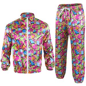 Mode femmes hommes 1980s <span class=keywords><strong>Disco</strong></span> Hippie survêtement déguisement dame hommes Hippies costumes fête pour Costumes adultes - Product Image 3