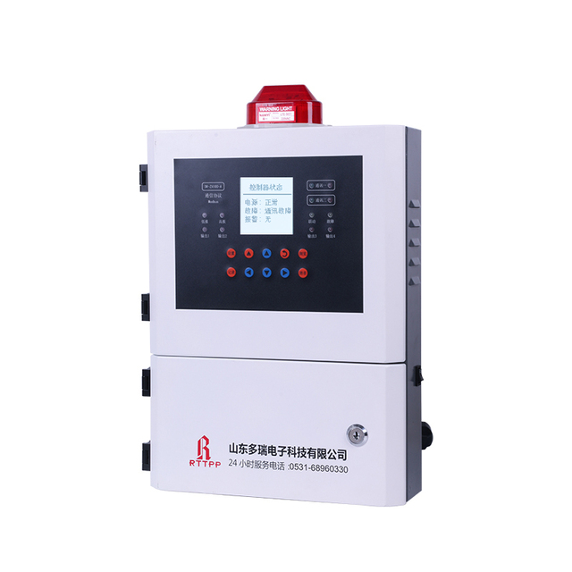 Industrial 99 Channels Gas Control Panel RS485 Input Signal LCD Display Multi-channel Combustible Toxic Gas Alarm Controller