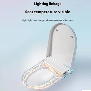 <span class=keywords><strong>2025</strong></span>, новый дизайн, умное сиденье для унитаза с U-образным V-образным биде, электронное автоматическое открываемое покрытие, прочный пластиковый материал - Product Image 4