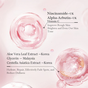 KORMESIC – Lot de Soins Éclaircissants et Anti-Imperfections : Crème Contour des Yeux Anti-Lumière Bleue, Lait Corporel, Crème Visage, Essence et Tonique - Product Image 3
