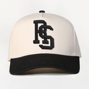 Personalizado 5-Panel Verde Underbrim Acrílico Papá Sombrero Hombres Deportivo 3D Bordado Puff Logo Gorra de béisbol Gorras Deportes - Product Image 3