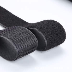 Groothandel OEM zelfklevende milieuvriendelijke klittenband van 70% nylon en 30% polyester gemengde stof voor kleding - Product Image 3