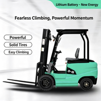 Carrello Elevatore Elettrico Antiscivolo da 2 Tonnellate per Servizi di Movimentazione Merci in Porti e Centri Commerciali all'Aperto