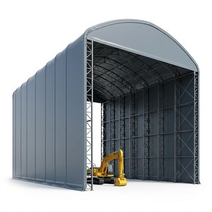 Structure <span class=keywords><strong>de</strong></span> tente d'entrepôt préfabriquée en tissu 30x60m pour garage et <span class=keywords><strong>abri</strong></span> <span class=keywords><strong>de</strong></span> stockage, certifiée pour l'exploitation minière, en <span class=keywords><strong>PVC</strong></span>, sans acier galvanisé - Product Image 1