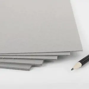 لوح رمادي سميك غير مطلي 2.2 ملم من الورق المقوى لأغطية الملاحظات ولف الكتب