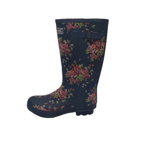 <span class=keywords><strong>Bottes</strong></span> <span class=keywords><strong>de</strong></span> <span class=keywords><strong>pluie</strong></span> en caoutchouc à fleurs pour <span class=keywords><strong>femme</strong></span>, imperméables, à talons hauts, très vendues - Product Image 3