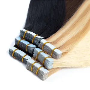 Good Selling Black 14 Inches Tape Hair Morden Style 18 Inches Brown Tape Hair