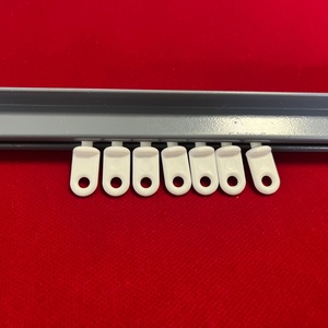 Crochets coulissants pour <span class=keywords><strong>tringle</strong></span> à rideaux, en plastique blanc, robustes, glisse fluide, pour accessoires de fenêtre et de <span class=keywords><strong>porte</strong></span> - Product Image 2