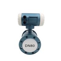 4-20mA Pulse Liquid 50Hz Electromagnetic Flow Meter DN50 2 Inch LCD Stainless Steel High Accuracy Water Fluid
