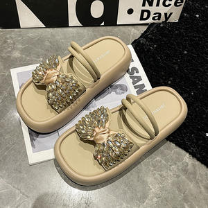 Sandales d'été style plage, mode américaine, multifonctionnelles, à semelle épaisse et bout ouvert, avec amorti, pour femmes, fabriquées avec des matériaux confortables - Product Image 3