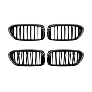 Parrilla BMW Serie 5 G30 G31 M5 2017-2020, de alambre simple o doble, pieza de mejora para parachoques - Product Image 2
