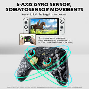 Wake Up Pro Switch Oled Draadloze Blue-Tooth Game Controller Voor Nintendo Switch Macro Programmering Handvat - Product Image 3