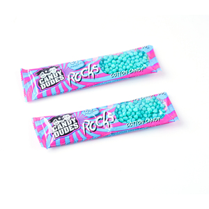 BRC Vegan Halal Blueberry Fruity Bagged New Arrival Kids' Millions Tiny Chewy Candies Factory <strong>Rocks</strong> Shape Natural Chew Candy - Product Image 4