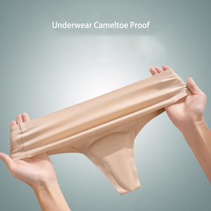 Nuovi arrivi <span class=keywords><strong>No</strong></span> Show biancheria intima a prova di Cameltoe mutandine da donna elasticità pelle morbida fodera in lattice femminile mutandine - Product Image 2