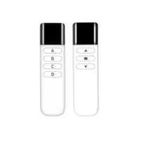 Télécommande à code roulant 4 boutons YET2195 pour portail coulissant, portée 100m, étanche, compatible domotique