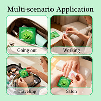 Offre Spéciale – Lot de 100 Mini Films Protecteurs d'Huile Nourrissante pour Ongles – Anti-éclatement des Cuticules, Élimination des Peaux Mortes, Réparation des Bords des Ongles