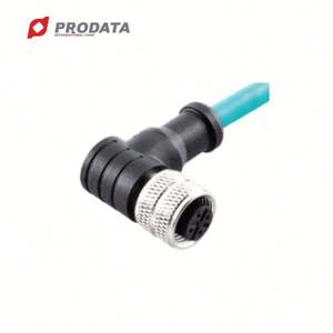 Conector de cable impermeable de 90 grados M12 de 4 pines para aplicaciones de automóviles - Product Image 2