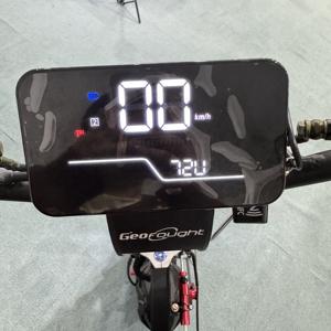 Trottinette électrique 16 pouces sans chambre à air Geofought F8 QS Motor 72V, autonomie 30-60AH 60-180KM, 100A 180A, démarrage NFC, trottinette adulte avec siège - Product Image 3