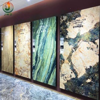 Panneau mural en PVC brillant de luxe, panneau mural en marbre, panneau mural UV, panneau mural SPC