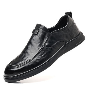 Zapatos de Vestir de Cuero con Cordones Cuadrados de Alta Calidad para Hombre, Modernos, Formales, Hechos a Mano, Antideslizantes y Transpirables, Venta al Por Mayor con Dropshipping - Product Image 4