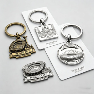 Portachiavi Personalizzato in Lega di Zinco 3D, Souvenir di Città Americane, Regalo di Viaggio, Portachiavi in Metallo Personalizzato alla Moda - Product Image 1