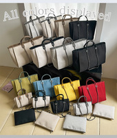 Sac fourre-tout en toile moderne durable avec fermeture éclair, logo personnalisé, chaîne métallique, sac à main de luxe pour femmes, vente en gros, marque privée