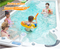 Offre Spéciale 4m USA Acrylic Outdoor Endless Swim Spa