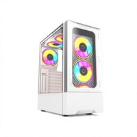Casing Komputer Putih Kelas Atas TDI1104W Casing PC ATX Putih