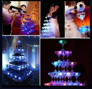 Lumières LED en forme de glaçon personnalisées de haute qualité avec logo, clignotantes, nouvelle version améliorée, en plastique, pour Halloween, bars, <span class=keywords><strong>baby</strong></span> shower, jouets, Nouvel An, vente en gros - Product Image 2