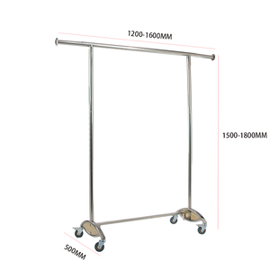 Appendiabiti in metallo Boutique alta durata durevole scaffalature appendiabiti per negozio di abbigliamento - Product Image 6