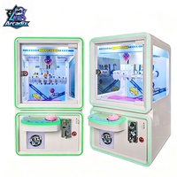 Machine à pinces à monnayeur mini LED pour la distribution de cadeaux, jeu d'arcade de compétences pour centres commerciaux, enfants et adultes