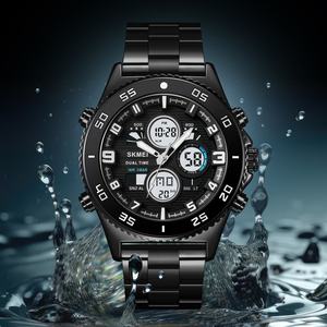 Nuevo Modelo <span class=keywords><strong>Reloj</strong></span> Deportivo para Hombre Cronómetro Marca <span class=keywords><strong>de</strong></span> Lujo SKMEI 2205 Acero Metal Resistente al Agua Relojes <span class=keywords><strong>de</strong></span> Pulsera para Hombre - Product Image 4