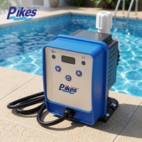 Pompe d'alimentation chimique en plastique PIKES, anti-corrosion, étanche, 12L/h, système d'alimentation en chlore pour piscine avec design écologique