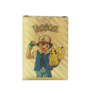 Wholesale Cartoon Game <strong>Gold</strong> Foil <strong>Card</strong> 55pcs/Box <strong>Pokemoned</strong> Collectible <strong>Trading</strong> <strong>Cards</strong> Pantone Colors Customized Logo Cardboard - Product Image 6