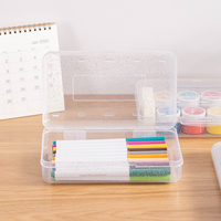Boîte à paillettes pour stylos, stylo en plastique Transparent et personnalisé, 1 pièce