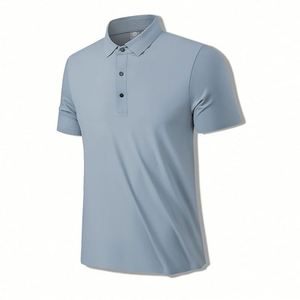 AI~MICH Performance Man's Custom Sports Golf Polo <b>Shirts</b> Crafted From Polyester and Spandex Blend Ideal for Active Men - Product Image 1