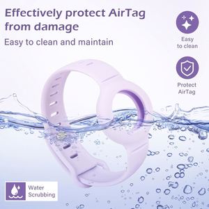 Bracelet de montre Airtag, étui en silicone pour Apple Airtag, support de bracelet de montre protecteur anti-perte pour animaux de compagnie et enfants - Product Image 4