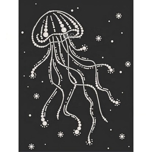 Peintures murales personnalisées en gros, kits DIY de peintures en perles et diamants pour la décoration murale - Product Image 1
