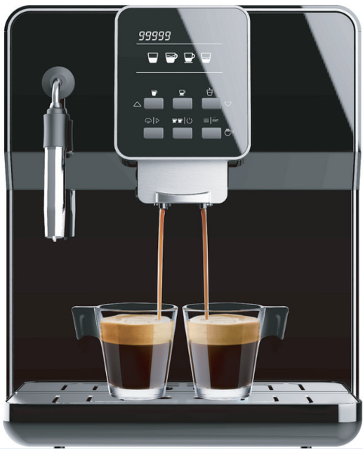 Fully Automatic Espresso Machine LatteGo Milk Frother 5 Coffee Varieties Intuitive Touch Display 100% Ceramic Grinder AquaClean