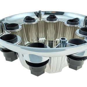 Tapas de centro de rueda de suspensión flotante cromadas personalizadas Nuevos <span class=keywords><strong>tapacubos</strong></span> para accesorios de rueda - Product Image 5