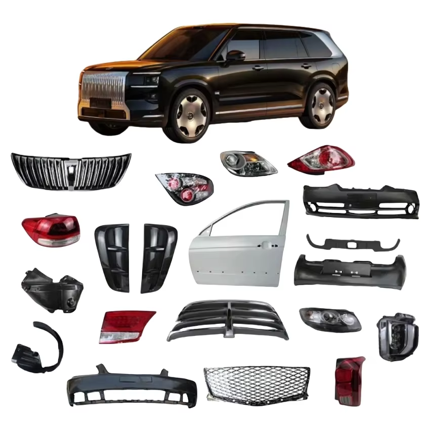 Factory Wholesale Auto Spare Parts Car All Body Parts Door Hood Headlights Fender Taillight for Zeekr 9X