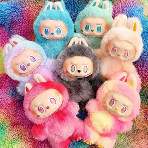 Macaron di qualità di seconda generazione in PVC <span class=keywords><strong>da</strong></span> <span class=keywords><strong>collezione</strong></span> mostro per Labubu seduto a sorpresa scatola cieca per la festa regalo Anime figura - Product Image 5